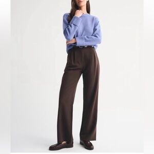 A&F Sloane Tailored Wide Leg Pant